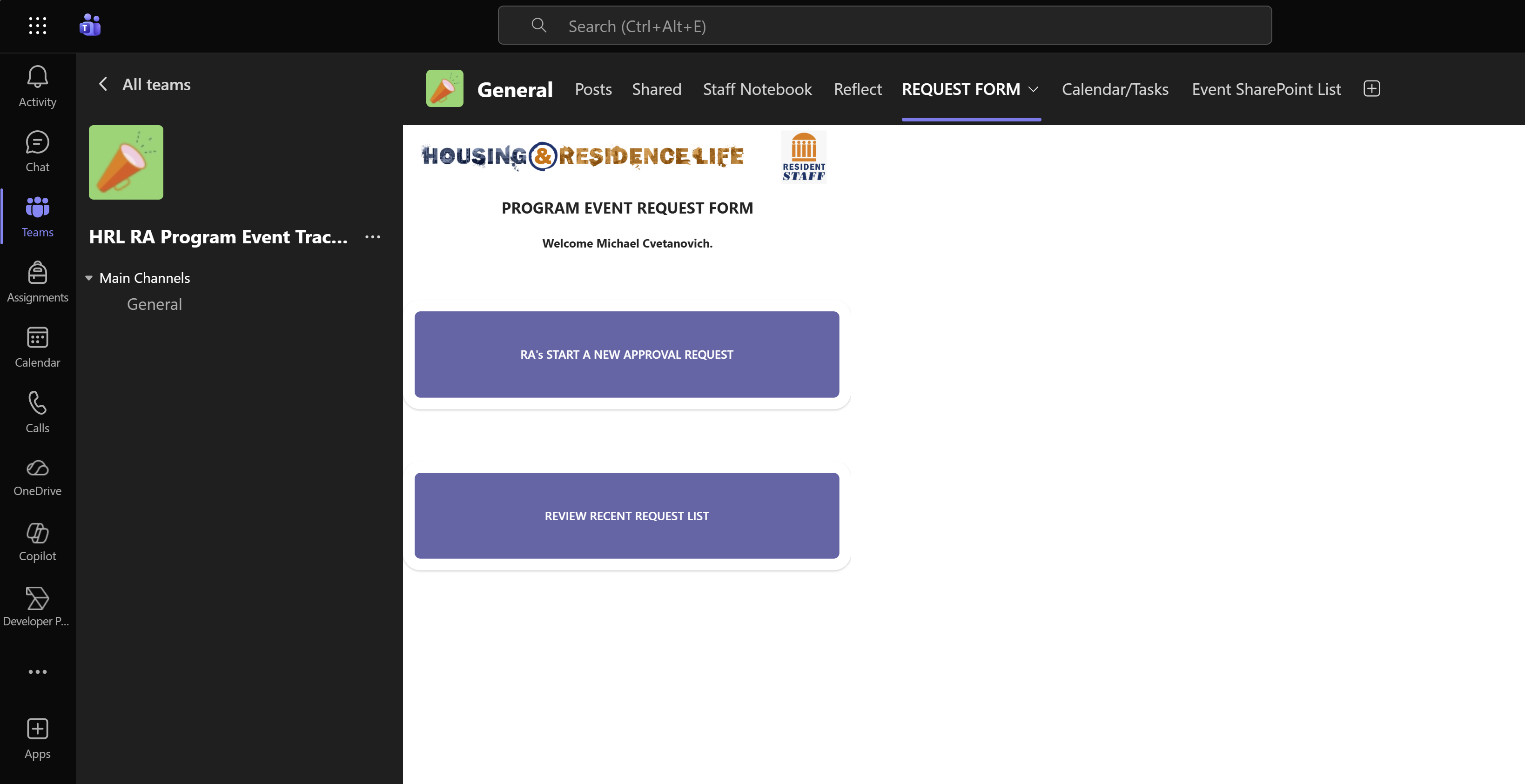 Program Event App